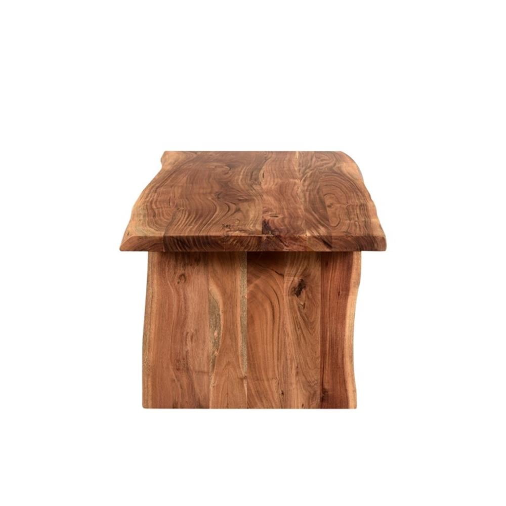 Pemberley Row Acacia Wood Brown Coffee Table Rectangular 51"W x 24"D Unassembled