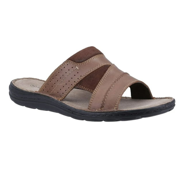 Hush Puppies Sandales Mule en Cuir pour Hommes Archer