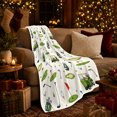 thumbnail image 3 of Artistic Pattern, Playful Golf Art Scene, Warm Flannel Blanket for Clubhouse and Game Room with Detailed Artwork, Golf Lovers Father's Day Gift, Artistic Home Decor, 3 of 9