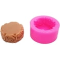 thumbnail image 4 of Moule à Savon en Silicone Floral Rond Populaire 0140, Moules à Savon Faits Main, 4 of 6
