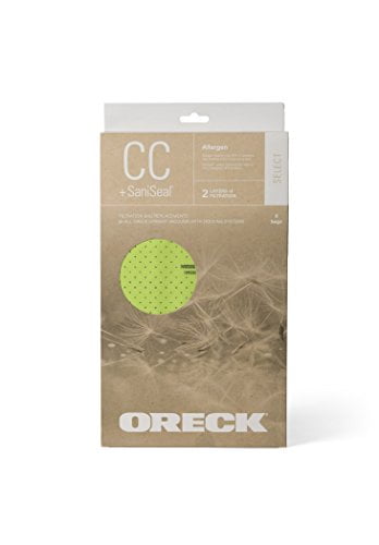 10 Oreck Filtration Vacuum Cleaner Bags AK1CC6A CC Saniseal Allergen 6 Green for sale online 