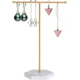 thumbnail image 1 of Soporte para presentación de joyería, soporte de joyería de Metal en forma de T con agujeros, árbol de joyería para collares, pulseras, pendientes, relojes, anillos, 1 of 5