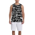 thumbnail image 6 of Rocae Pasta Bacon for Men's Basketball Jersey Lightweight and Breathable Athletic Tank Top,Quick-Drying Sports Jersey, 6 of 9