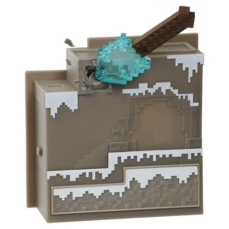 Treasure X Minecraft Caves and Cliffs Tundra Snow or Amethyst Ooze Figure  Collection Review 