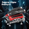 thumbnail image 4 of V12 Engine Building Kit for Adults, 65° V-Angle Supercar Engine Model with Motor, Precision Mechanical Model Engines Kit for Display & Collection, 4 of 7