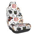 thumbnail image 1 of Wukai Hip Hop Dog Full Set Car Seat Covers with Soft Padding Universal Auto Front Seats Protector and Cushion Mat, 1 of 5