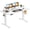 White, variant on Nextay Electric Standing Desk 63x24 Inches, Sit Stand Up Desk with 3 Memory Presets, Splice Wood Board, Home Office Computer Workstation (Wood)