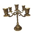 thumbnail image 3 of Decoración de candebros de candebr banquete de boda 5 bronce Zulema Candelabro, 3 of 7