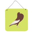 thumbnail image 1 of Pigeon Anglais Vert Mur Ou Porte Suspendu Estampes&44; 6 x 6 Po., 1 of 1