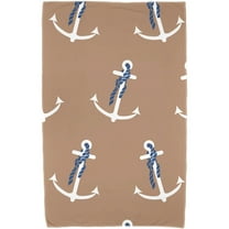 Simply Daisy 30" x 60" Anchor Whimsy Geometric Print Beach Towel