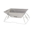 thumbnail image 3 of Parrilla plegable para acampar, parrilla para barbacoa, parrilla para fogatas, parrilla para picnic, mochileros, fiestas, cocina al aire libre, patio, 3 of 9