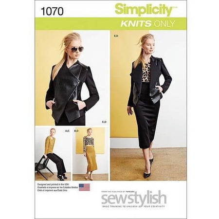 Simplicity Misses' Size 4-12 Sew Stylish Sportswear Pattern, 1 Each