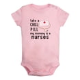 thumbnail image 2 of iDzn Take A Chill Pill My Mommy Is A Nurse Funny Rompers For Babies, Newborn Baby Unisex Bodysuits, Infant Jumpsuits, Toddler 0-24 Months Kids One-Piece Oufits, 2 of 5