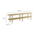 thumbnail image 2 of Torus TV Stand in Light Oak, 2 of 9