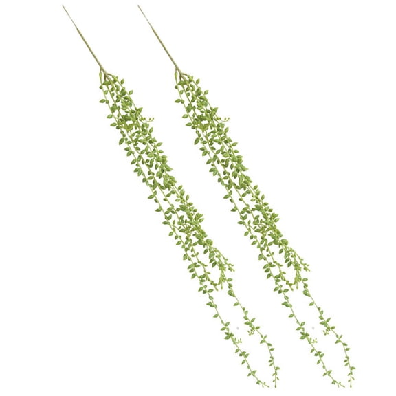 ibasenice 2Pcs Fake Succulent Flower Plastic Plant for Front Porch and Bedroom Decor