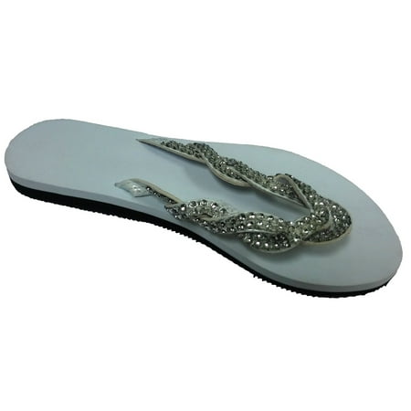 Envision Studio Women Summer Flip Flops Braided Thong Sandals W (Merrell Agave Sandals Best Price)