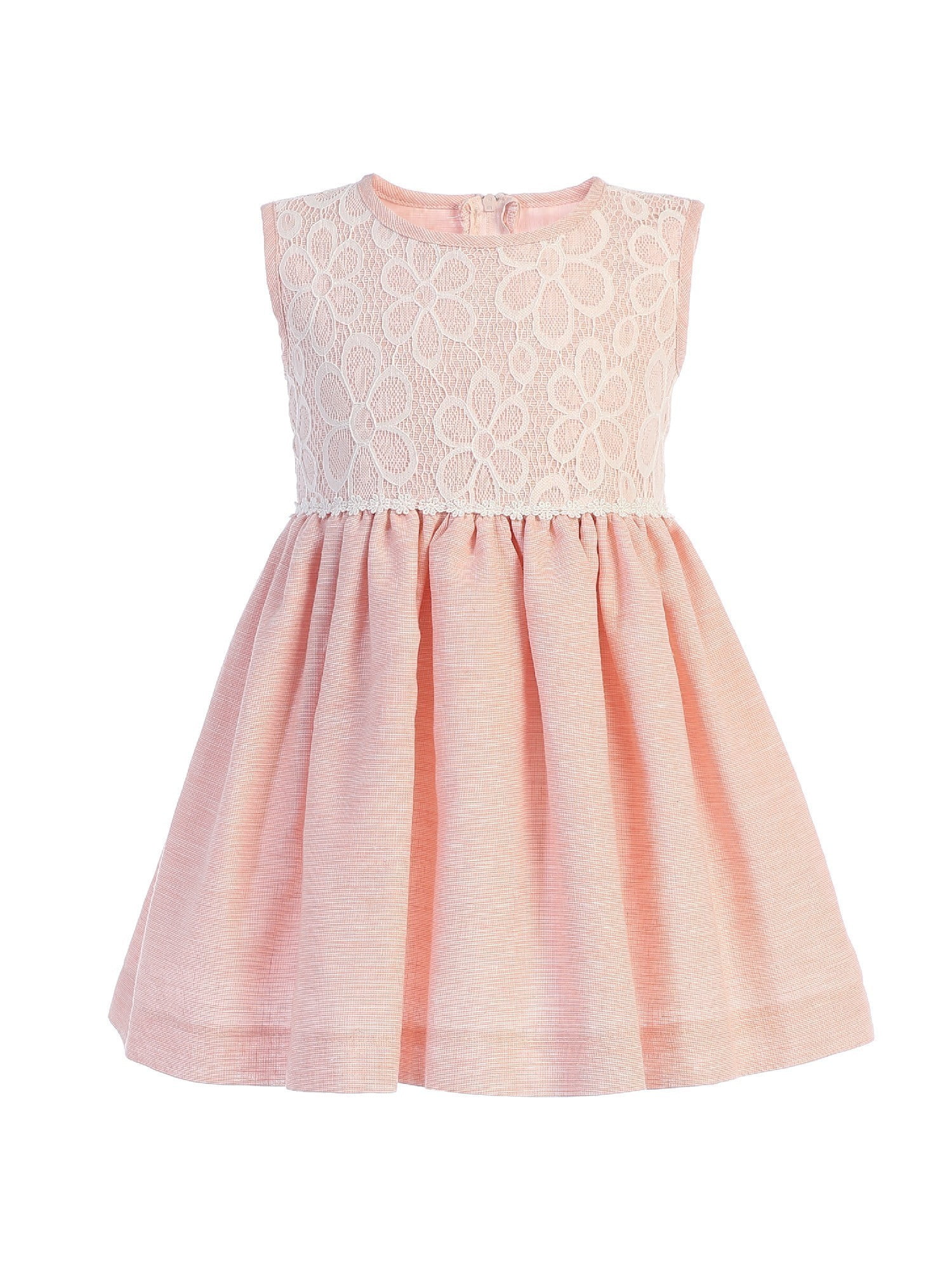 peach easter dress