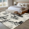 thumbnail image 4 of Nautical Lighthouse Area Rugs 6'x9', Washable Small Throw Rugs for Kitchen Dining room, Farmhouse Retro Ocean Ship Map Indoor Outdoor Rug Non-Slip Low Pile Carpet Runner Reversible Floor Mats, 4 of 8