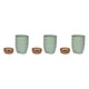thumbnail image 1 of Macetas biodegradables Matsuzay para jardinería respetuosa con el medio ambiente color verde paquete de 3, 1 of 6