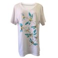 thumbnail image 3 of Puntoco Blusa De Mujer Camiseta De Manga Corta Con Cuello En V Nueva Estampada Puntoco Puntoco-2005, 3 of 5