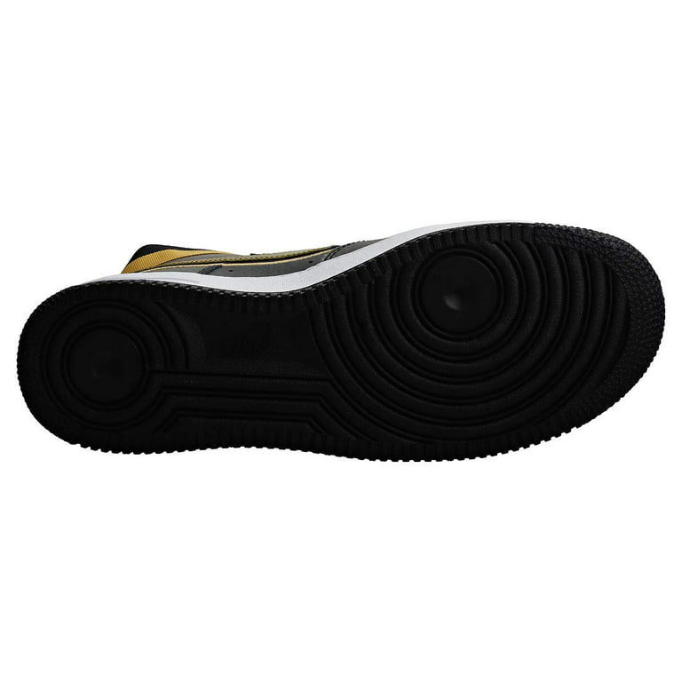 Nike Mens Air Force 1 High '07 LV8 Black/Metallic Gold-Black Leather Size  12 : : Fashion