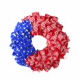 thumbnail image 2 of Clearance!Front Door Wreath, Home Decor, Patriotic Independence Day Wreath, Memorial Day Wreaths For Front Door, 4th of July Wreath, Festival Celebration Farmhouse Wreaths, 2 of 4