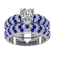 thumbnail image 1 of Luxury Shiny Jewelry Full Diamond Rings Wedding Bridal Rings Promise Rings, 1 of 5