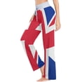 thumbnail image 2 of FREEAMG Women Pajama Pants Patriot Flag Sleepwear Pants Pjs, 2 of 5