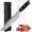 Black Handle Chef Knife, variant on PLYS 8 Inch Chef Knife, Professional Sharp Kitchen Knife, High Carbon Stainless Steel Chef's Knife, Cooking Knives for Home and Restaurants