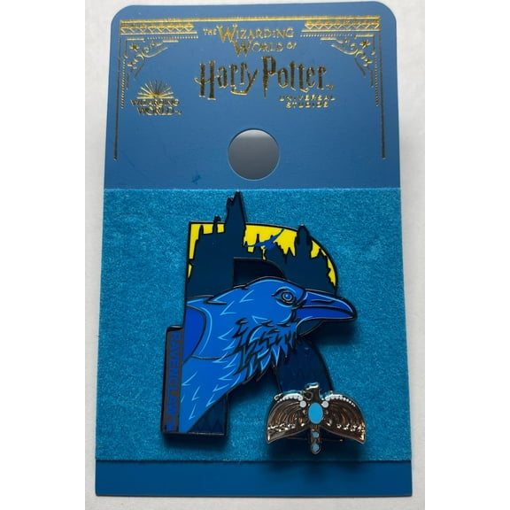 Universal Studios Ravenclaw Raven Diadem Letter R Pin New with Card