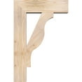 thumbnail image 5 of Ekena Millwork 5 1/2"W x 24"D x 36"H Funston Block Smooth Bracket, Douglas Fir, 5 of 25