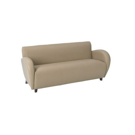OSP Furniture Eleganza Leather Sofa