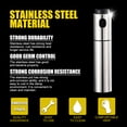 thumbnail image 3 of 2 Pack Oil Sprayer 135ml Stainless Steel Vinegar Dispenser Refillable Spray Bottle for BBQ Roasting Grilling Kitchen Tools, 3 of 7