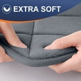 thumbnail image 3 of Simmore Memory Foam Bathroom Rugs 44x24, Ultra Soft Absorbent Bath Mat for Bathroom Floor, Tub, Shower, Dark Grey, 3 of 3
