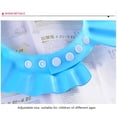 thumbnail image 4 of Gupgi Baby Safe Bath Shower Hat Wash Hair Shield Adjustable Elastic Shampoo Cap, 4 of 9