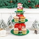 thumbnail image 4 of Adornos navideños, adornos navideños, regalos navideños, soporte para cupcakes navideños, soporte para postres de tres niveles, soporte para pasteles, platos para torres de pasteles navideños, galleta, 4 of 6