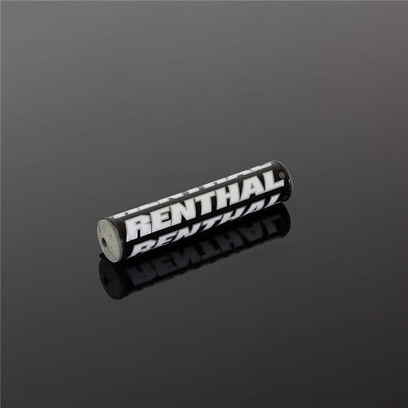 Renthal Mini SX 7.5in/180mm Black/Silver/White Handlebar Pad (P226)