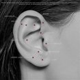 thumbnail image 4 of Surgical Steel Playboy Bunny Stud Earrings, 4 of 4