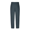 thumbnail image 3 of Summer Savings! Stamzod Summer Men's Cotton Linen Clearance Casual Pants Vintage Print Patchwork Comfy Wide Leg Pants Plus Size Open Bottom Joggers Sweatpants, 3 of 4