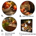 thumbnail image 3 of Designart "Picnic At Nature'S Dining Table II" Meals & Picnics Floater Framed Wall Art Living Room, 3 of 5