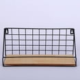 thumbnail image 5 of OULII baskets for shelves Wall Hanging Basket Black Minimalism Home 1Set, 5 of 5