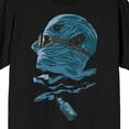 thumbnail image 2 of Universal Monsters Invisible Man With Potion Bottle Crew Neck Short Sleeve Men's Black T-shirt-Small, 2 of 4