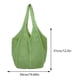 thumbnail image 2 of Bolso Mano Ganchillo para Mujer Tejido A La Playa Malla Verano () Verde, 2 of 4