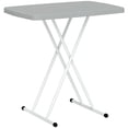thumbnail image 1 of Outsunny Portable Patio Side Table, Adjustable Outdoor Side Table, Dark Grey, 1 of 10
