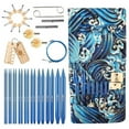 thumbnail image 1 of Interchangeable Crochet Needles Set Aluminum Circle Knitting Needles Bag with Sewing Tool Accessory for Sewing Crochet Hooks, 1 of 6