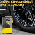 thumbnail image 4 of Arrancador de Batería Portátil para Auto con Compresor de Aire 3000A 150PSI, 4 of 7