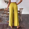 thumbnail image 4 of WILLBEST Pantalones Casuales para Mujer: Pantalones Holgados con Cremallera de Color Liso para Uso Diario y Relajación, elegantes y Cómodos con Detalle de Presión Lateral. Chica, 4 of 7