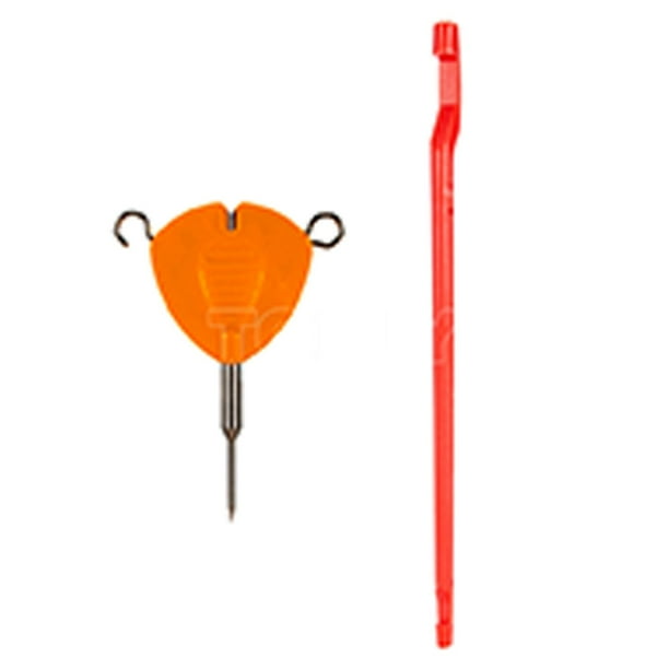 Xihbxyly Dia Del Primer Ministro Anudador Portátil Multiusos, Herramienta Multiusos Naranja, Extractor de Cebo Naranja