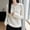 White, variant on Pointelle Sweater Women's V-Neck Knit Sweater Button Front Pointelle Long Sleeve Pullover