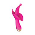 thumbnail image 1 of The Royale Flower Bud Heat-Up Silicone G-Spot Vibrator, Pink, 1 of 4